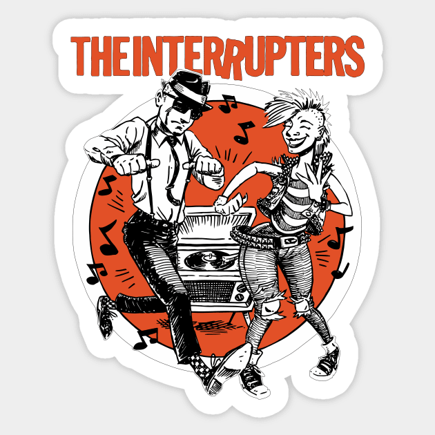 The Interupters American Ska Punk Rock Band Sticker by KingCrafter